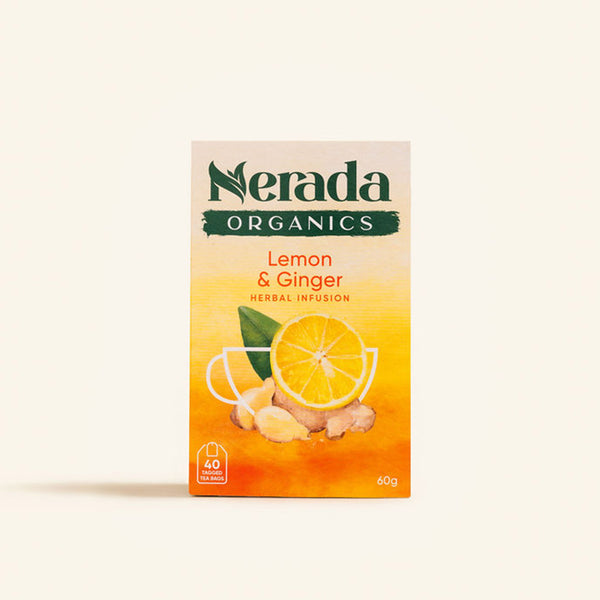 Organics Lemon & Ginger Tea Bags 40 Pack